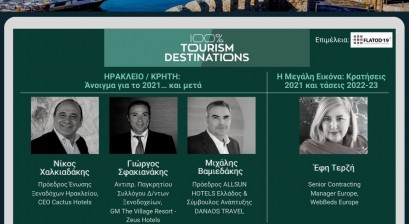 ΗΡΑΚΛΕΙΟ / ΚΡΗΤΗ: άνοιγμα για το 2021 … και μετά- Η Μεγάλη Εικόνα: κρατήσεις 2021 και τάσεις 2022-23