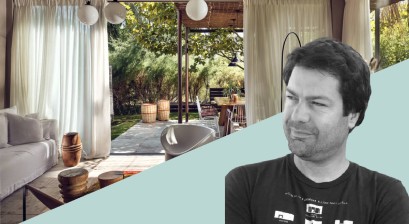 Γιώργος Αναγνωστέλλης (agarch+ architects): “Η ανάμειξη των τοπικών υλικών με τη σύγχρονη αισθητική και ο συνδυασμός των παραδοσιακών υφών και  των αρχιτεκτονικών στοιχείων αποτελούν βασικά συστατικά του σχεδιασμού της Herbs Villa”
