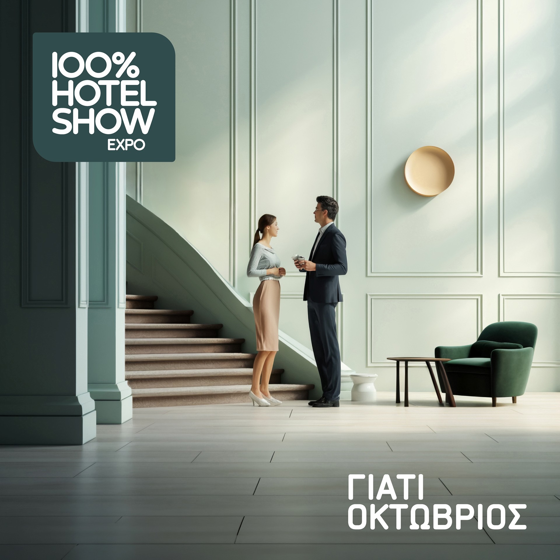 Γιατί το 100% Hotel Show μεταφέρεται τον Οκτώβριο και αλλάζει Concept | 23-25 Οκτωβρίου 2026 | MEC Παιανίας